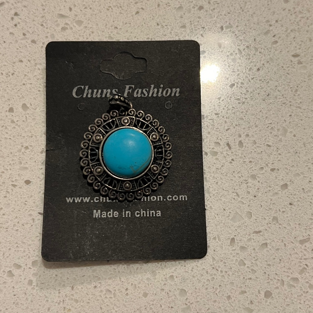 Pendant Chuns Fashion Lightweight Turquoise Like Scroll Bohemian